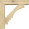 Ekena Millwork Balboa Block Rough Sawn Bracket w/ Offset Brace, Douglas Fir, 6"W x 26"D x 26"H BKT0604X26X26BOA05RDF - alternate 2